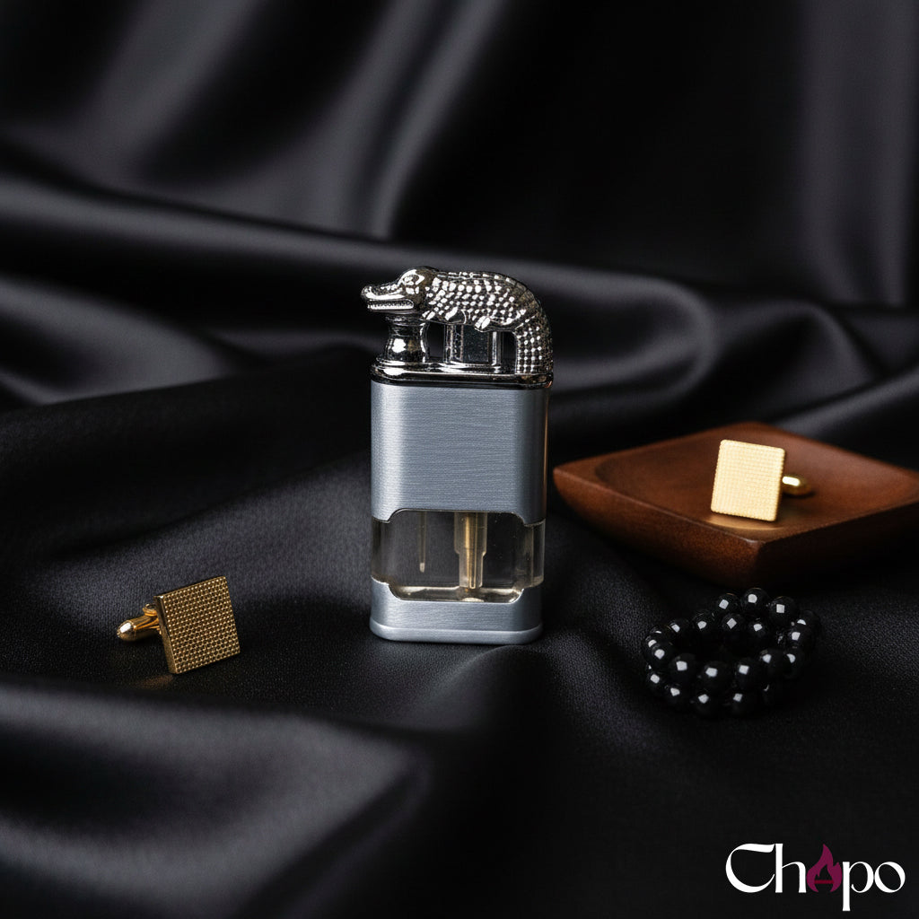 SILVER DRAGON LIGHTER