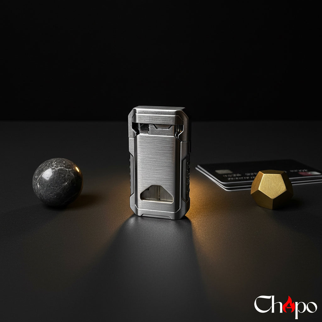 THE SILVER SLIM LIGHTER