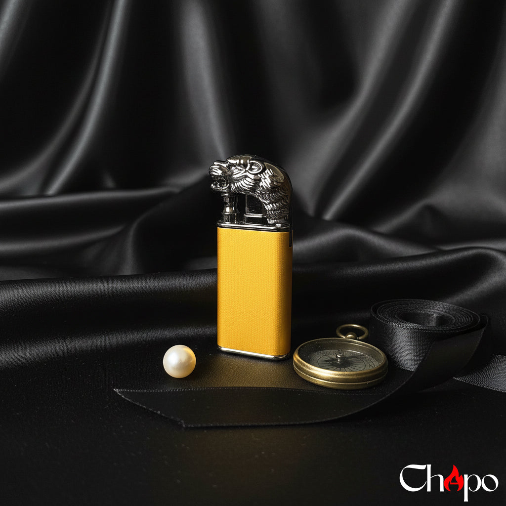 ROARING GOLDEN TIGER LIGHTER