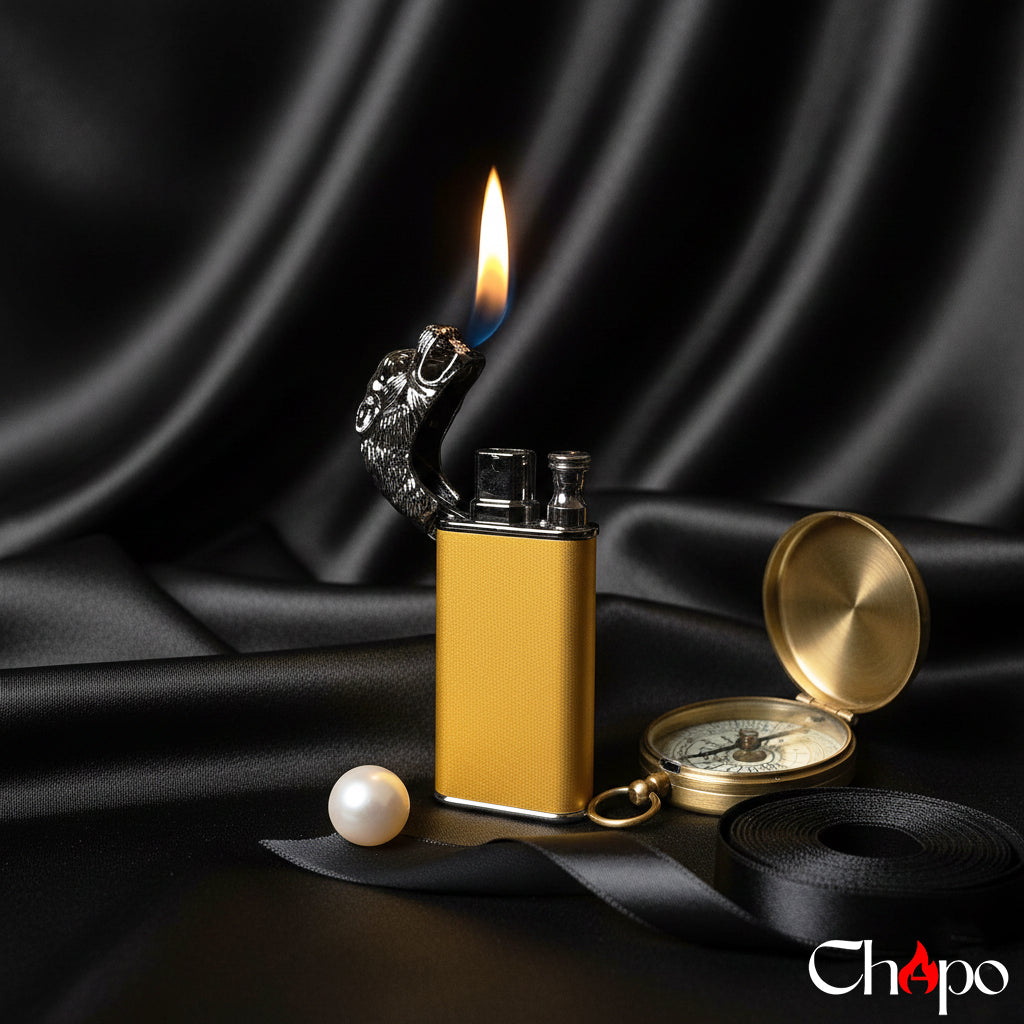 ROARING GOLDEN TIGER LIGHTER