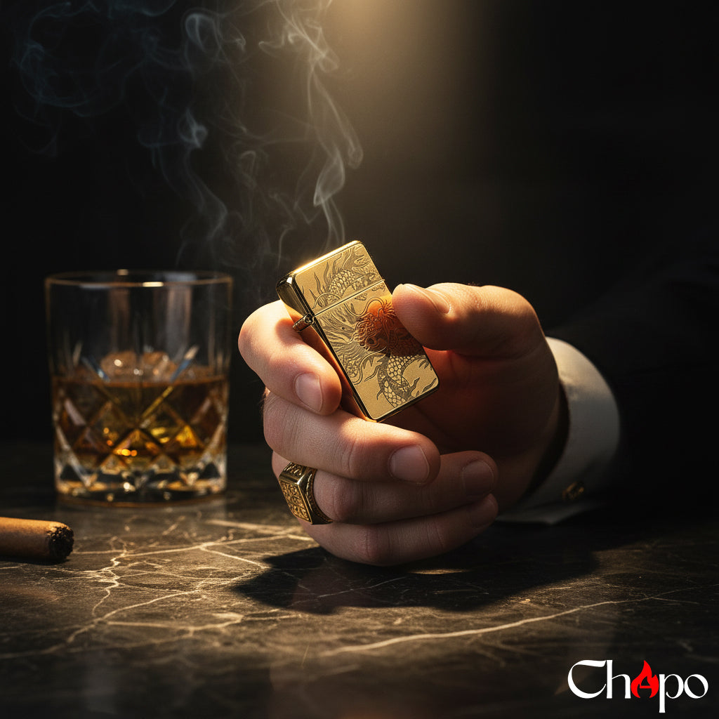 THE GOLDEN DRAGON LIGHTER