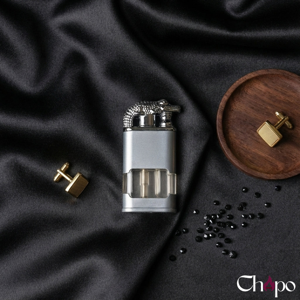 SILVER DRAGON LIGHTER