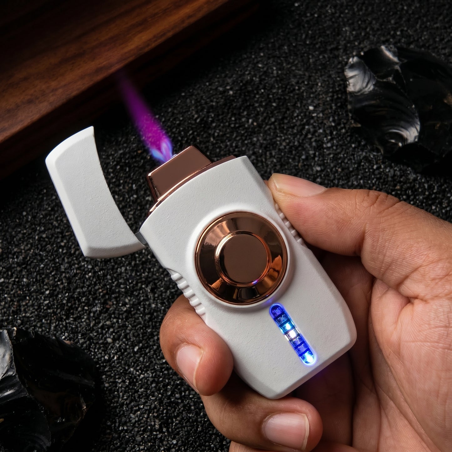 Neon Vortex Pro Led Spinner Lighter
