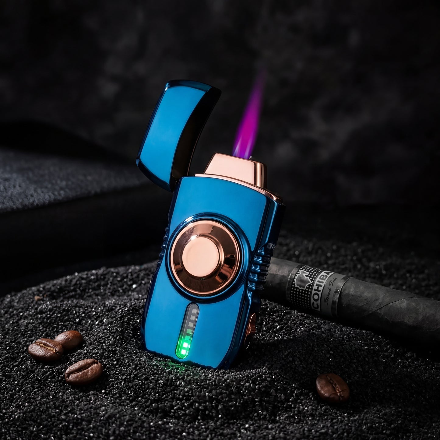 Neon Vortex Pro Led Spinner Lighter