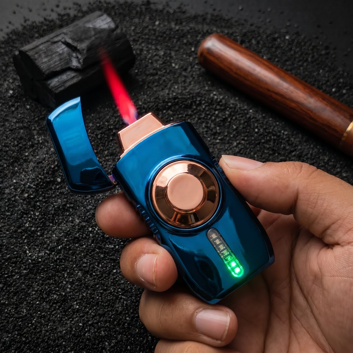 Neon Vortex Pro Led Spinner Lighter