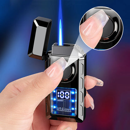 Dual-Flame Lighter with Colored Lights